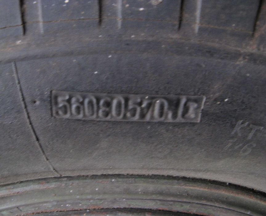 Koło 34x7 Nr. 126, opona pełna + felga