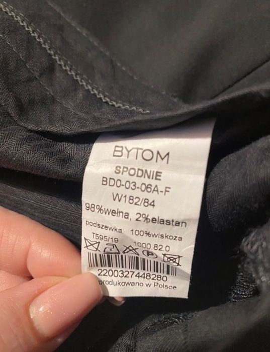 Czarna marynarka Bytom + spodnie gratis