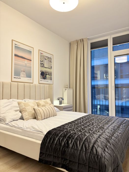 Browary Warszawskie|2-pokojowe mieszkanie | klimatyzacja | balkon|40m2