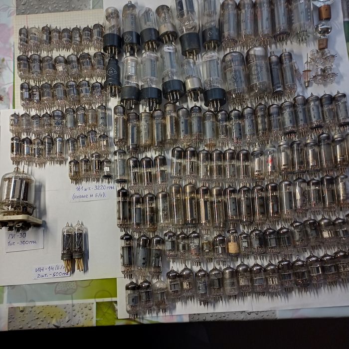 Лампы индикаторные, теле и радио лампы и другие лампы