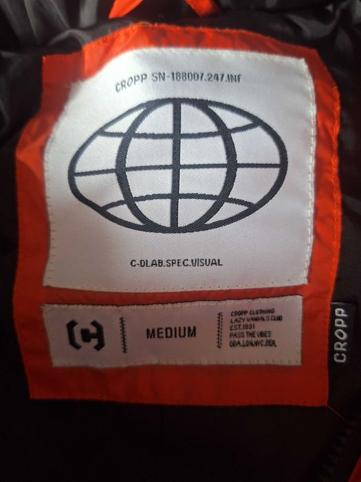 Kurtka zimowa Cropp pomarańczowa M