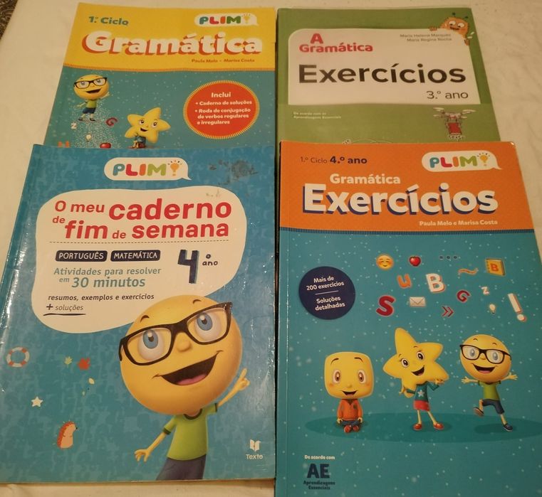 Cadernos de Atividades 4, 5, 6, e 7 ano