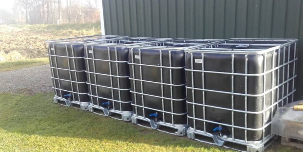 Zbiornik mauzer 1000 l czarny