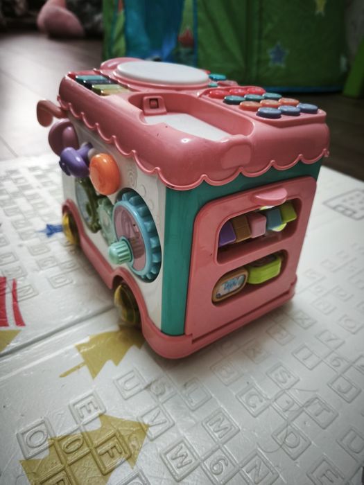 Детская развивающая игрушка-сортер Sobe Bear Автобус, іграшка-сортер