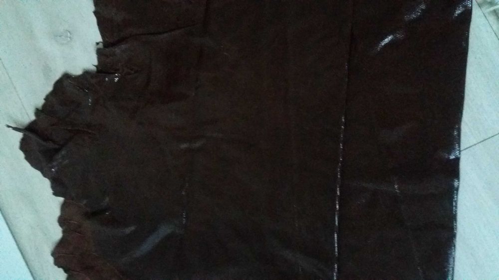 skóra naturalna licowa brązowa z połyskiem błam x 2 szt