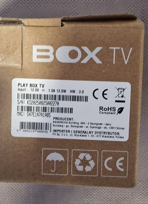 Dekoder Play box Tv