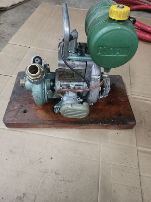 Unikat! Zabytkowa Motopompa DUCATI Model 48 – Oryginał, Kolekcjonerska