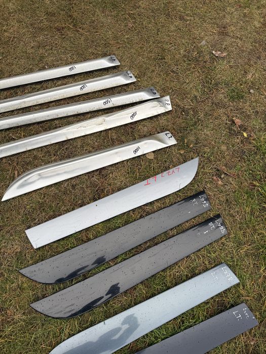 Накладки порога, листва дверей Ауді а6 с6