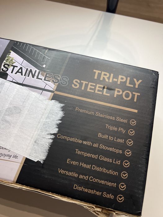 Garnek Tri-Ply Stainless steel pot