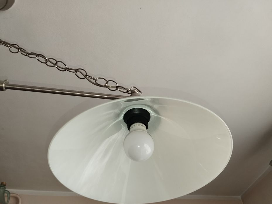 Żyrandol 2 Lampy sufitowe wiszące na łańcuchu klubowa bilardowa