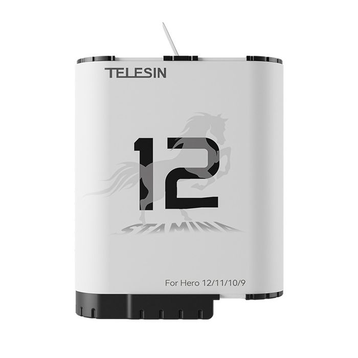 (в наявності) Акумулятори та зарядне для GoPro Hero 12 11 10 9 Telesin Stamina