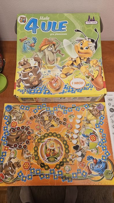 Zestaw 3 gier dla dzieci - Hop Hop Żabki, Frogs oraz 4 Ule