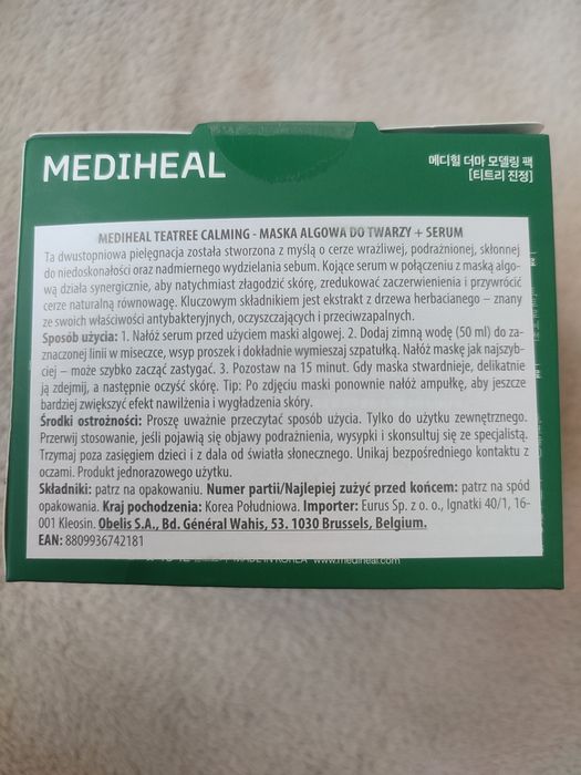 Mediheal - Derma Modeling Pack Teatree Calming 2 Step - Kojący Zestaw do Pielęgnacji Twarzy - 28g + 2ml