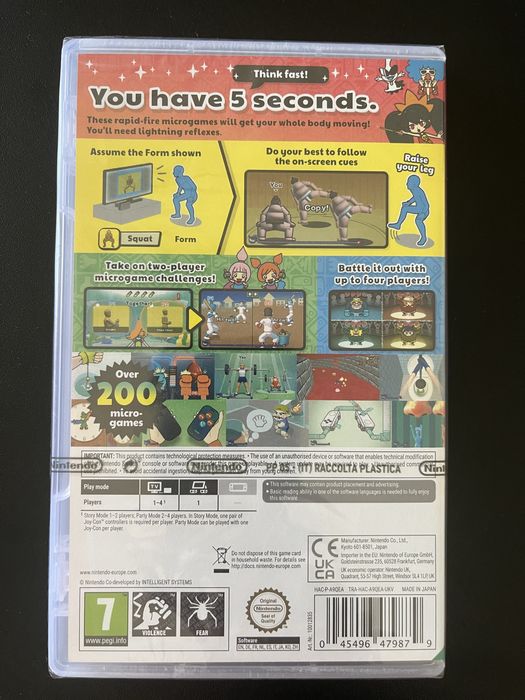 Wario Ware move it! Gra na Switch