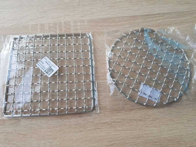 Решетка гриль нержавейка 13см для щепочницы TITAN