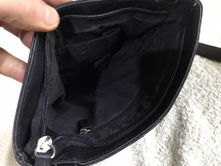 Подарок мужчине. Новая мужская кожаная сумка, Италия. 24/21 см