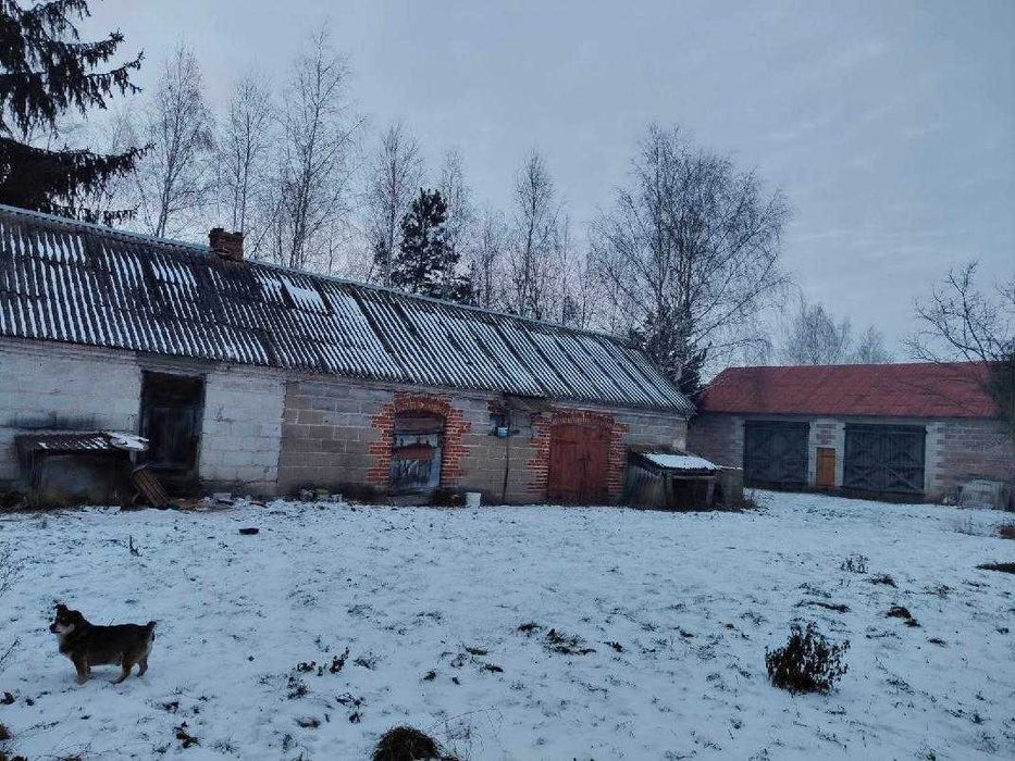 Sprzedam dom z budynkami gospodarczymi,ziemią rolną i lasem.