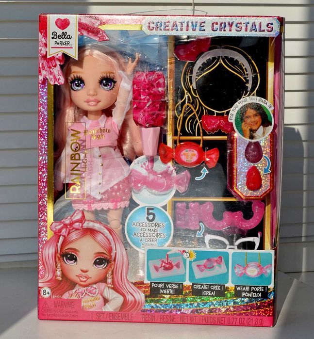 Лялька рейнбоу хай Белла Rainbow High Creative Crystals Bella крістал