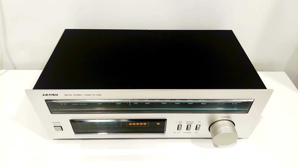Sintonizador clássico DENON ST-3380 fabricado no Japão