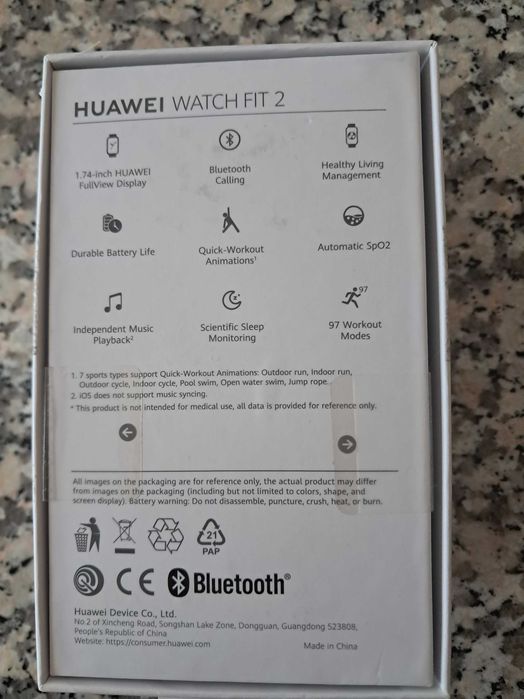 Relógio Hawei watch fit 2