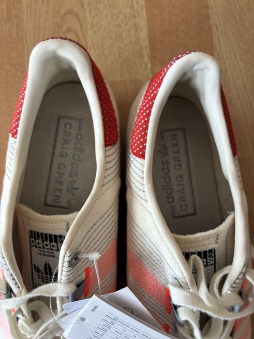 adidas x Craig Green Superstar Off White Bright Red Grey