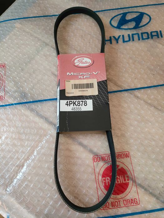 Gates 4PK878 Pasek klinowy Nowy Toyota Lexus Mazda Honda Jeep ...