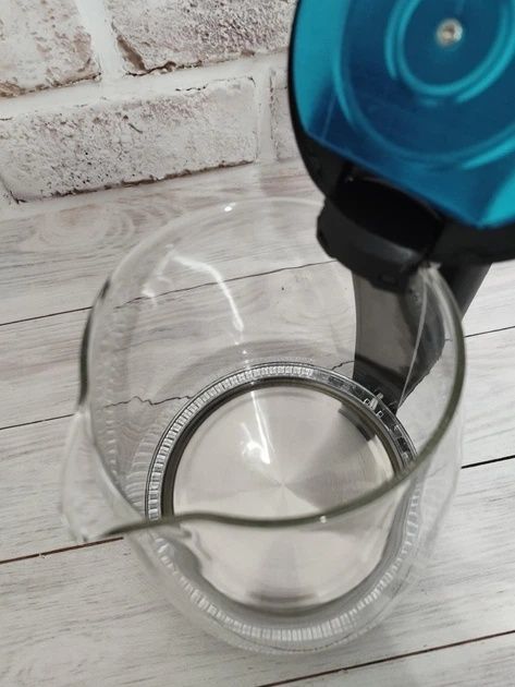 Потужний чайник 2200 Вт! Скляний електрочайник ZP-991 Чайник електро