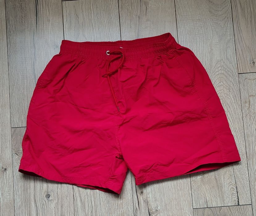Spodenki kąpielowe kąpielówki męskie czerwone M