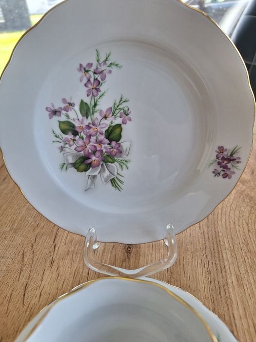Trio śniadaniowe porcelana