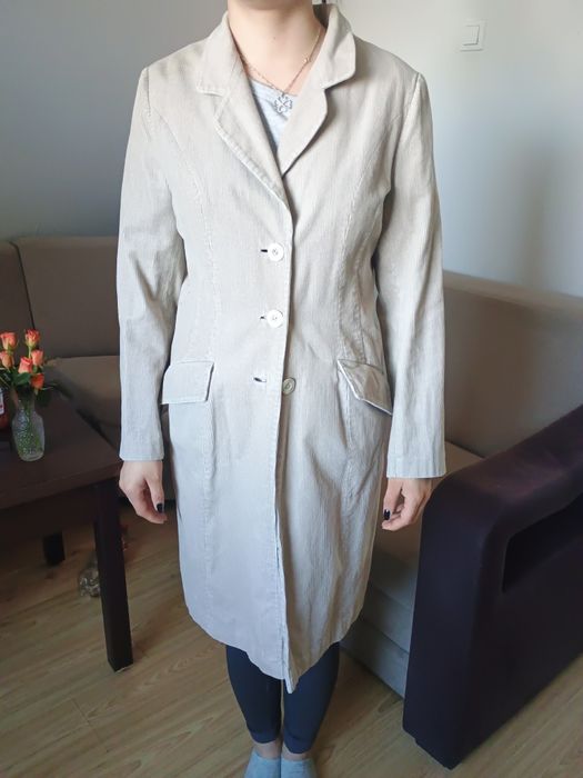 Płaszcz damski, sztruks