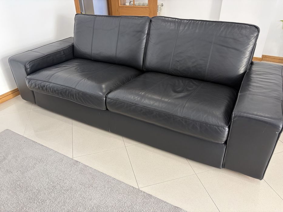 Vendo sofa Ikea Kivik 3 lugares em pele