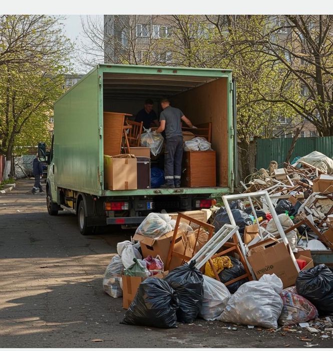 Вивіз сміття Вінниця вывоз мусора старих меблів Грузчики зіл газель
