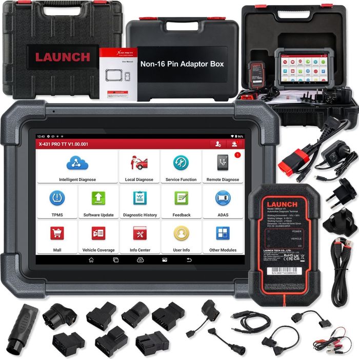 LAUNCH X431 PRO TT v5.0 INTERFEJS DIAGNOSTYCZNY OBD2 PROFESJONALNY