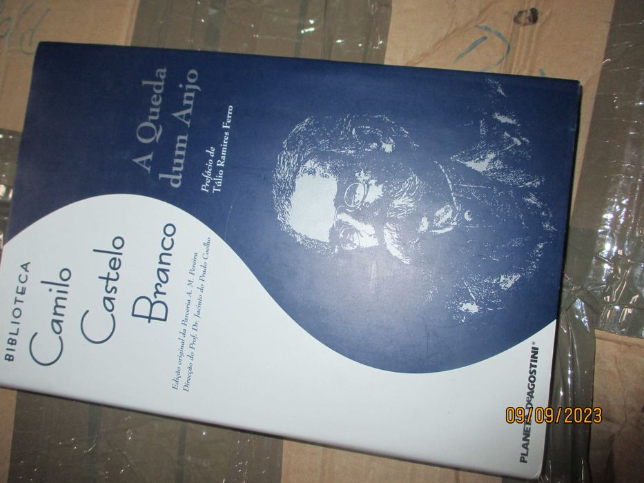 livro literatura nacional-A queda de um anjo de Camilo Castello Branco