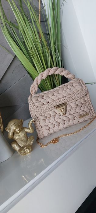 Torebka puffka handmade