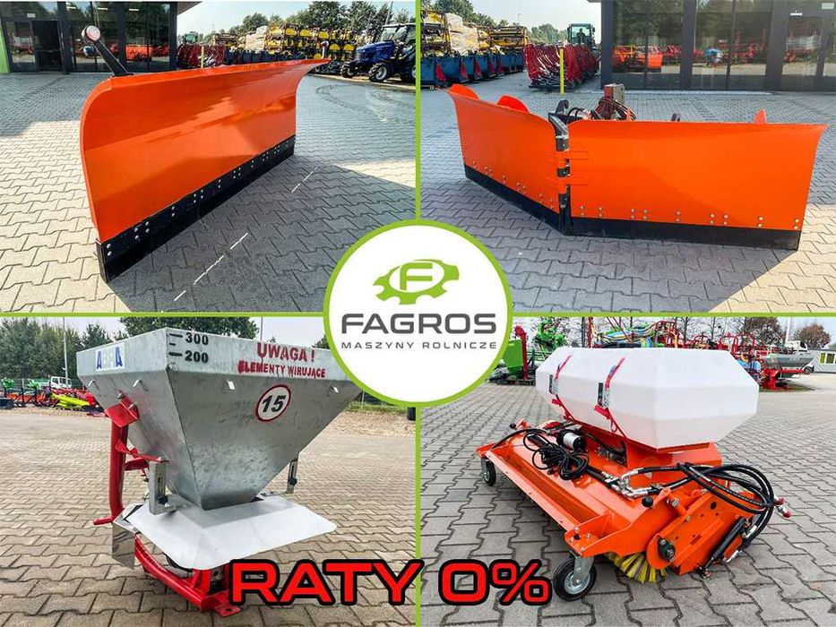 Pług śnieżny do spychania Zamiatarka Rębak Piaskarko Solarka RATY