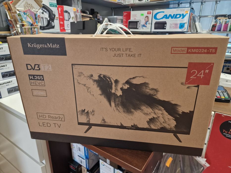 Telewizor 12v na kemping łódkę 24"