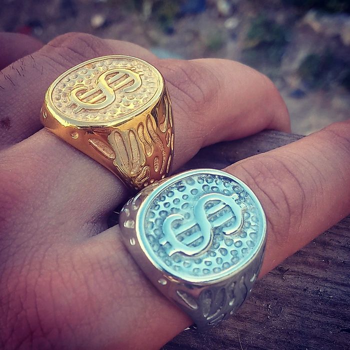 Aneis de aço inoxidavel