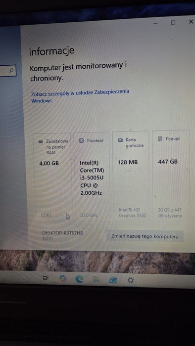 Laptop Lenovo używany