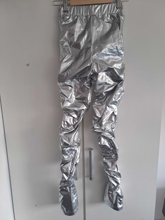 Legginsy srebne