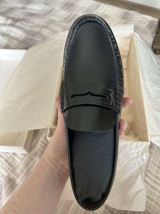 Ysl оригінал чорні лофери, 41
