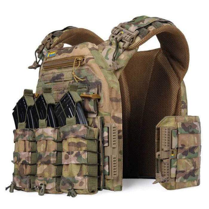 Бронежилет 6 класу Warmor Gen.3 Pro Мультикам Вага 6.2 кг