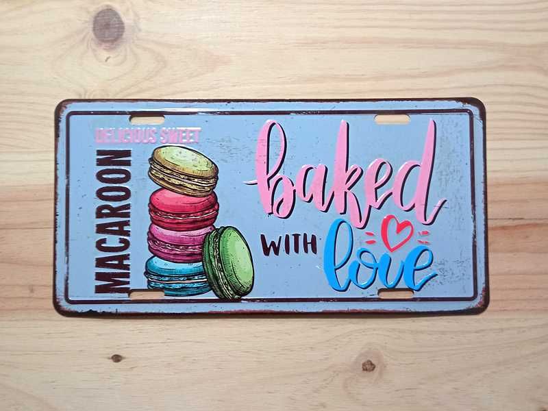 Placas de Metal Decorativas de Parede