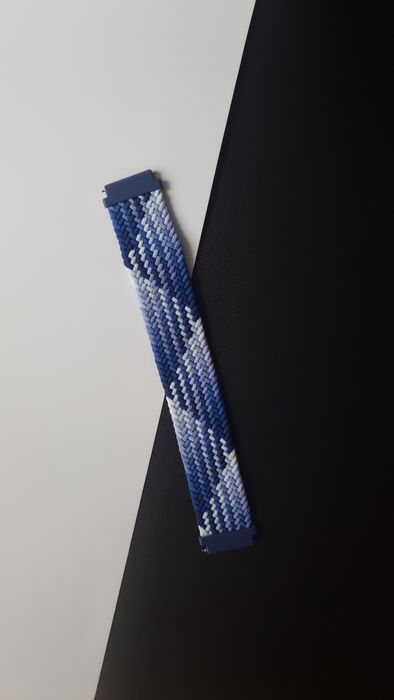 Pasek plecionego materiału 20 mm do zegarka Samsung, Huawei, Amazfit,