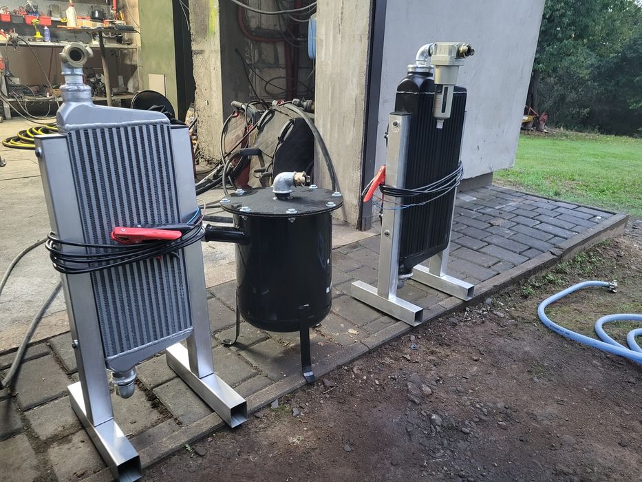 Zbiornik oczyszarki gruszka do kabiny komory piaskarka