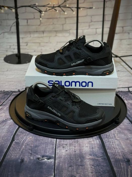 Кросівки Salomon Techamphibian 5, чорні весна літо кроссовки саломон