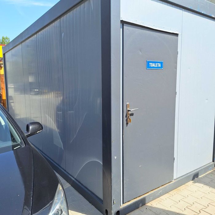 Kontener sanitarny 6x2,5m socjalny toalety prysznice