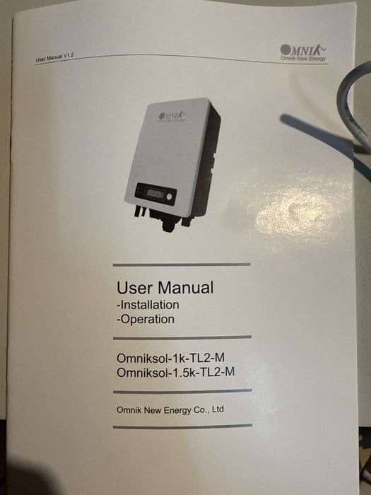Inversor Paineis Solares 1.5kW Omnik