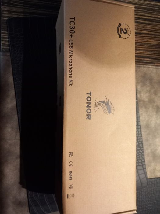 Pojemnościowy Mikrofon USB do Komputera Statyw z Podstawa TONOR TC30+