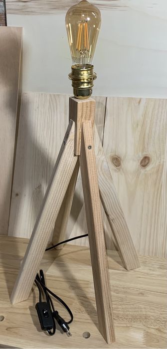 Candeeiro madeira original